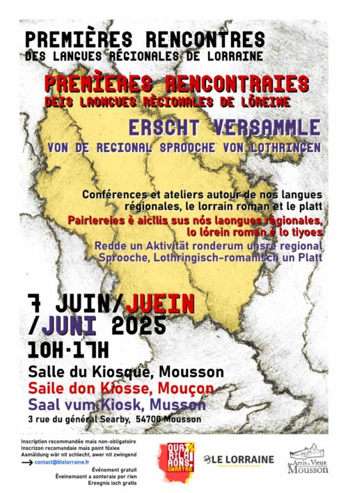 Premières rencontres des langues régionales de lorraine